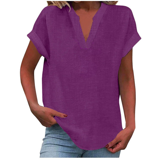 Aafke™ | Relaxte Blouse met V-Hals