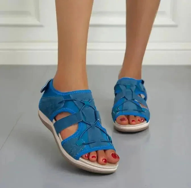 Women's Orthopedic Sandals — Quinn Adjustable Closed-Toe Comfort