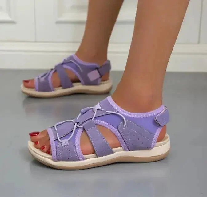 Women's Orthopedic Sandals — Quinn Adjustable Closed-Toe Comfort