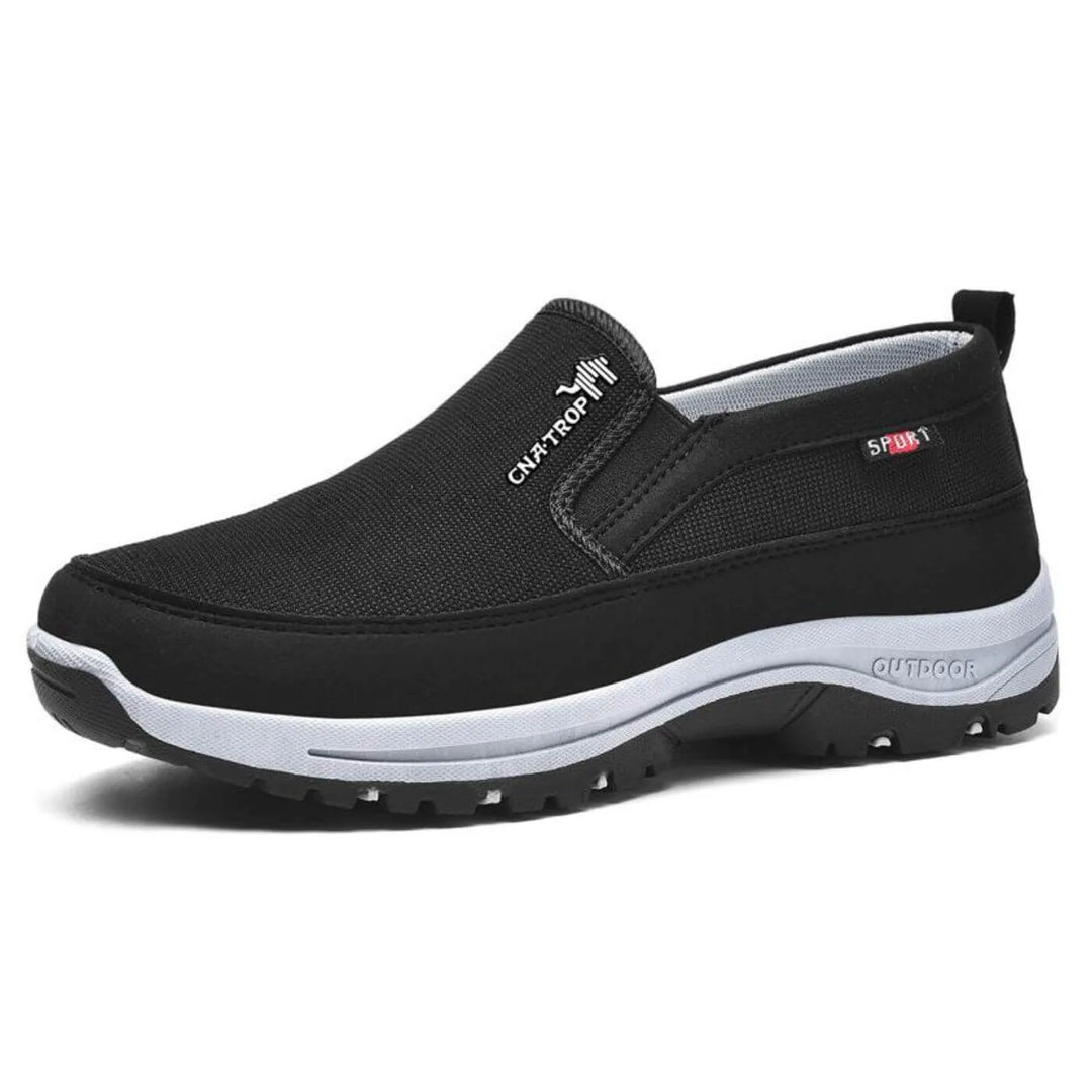 Archer | Comfortable Men's Shoes with Outdoor Sole Support - Light Gray - 8