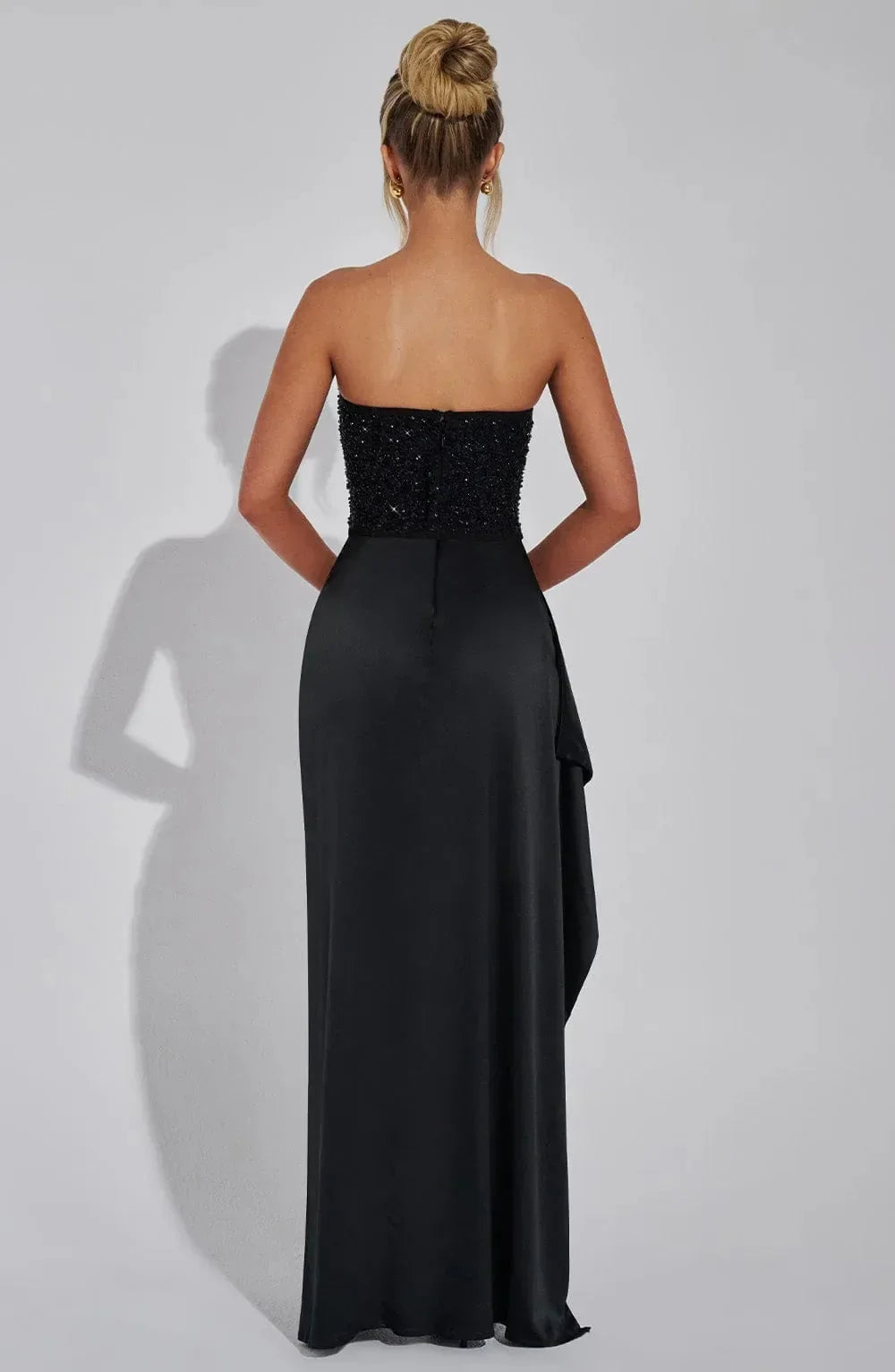 Bulma | Strapless Sweetheart Corset Evening Gown Maxi Dress