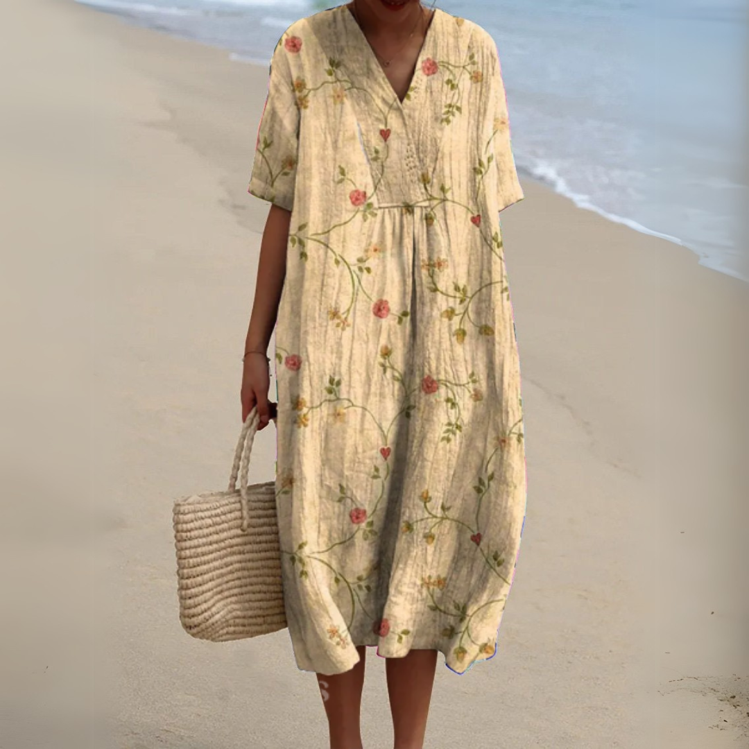 Nicole™ | Bloemenprint Zomerjurk