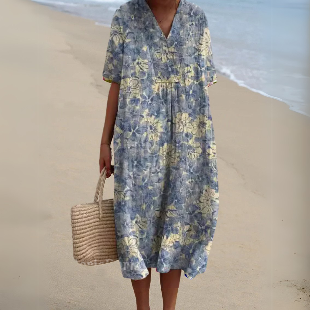 Nicole™ | Bloemenprint Zomerjurk