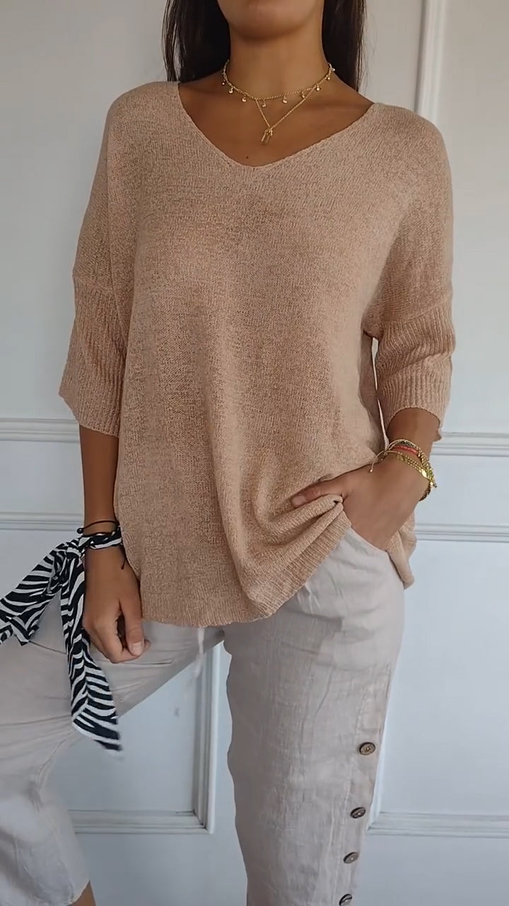 Anna - Stylish Knit Top