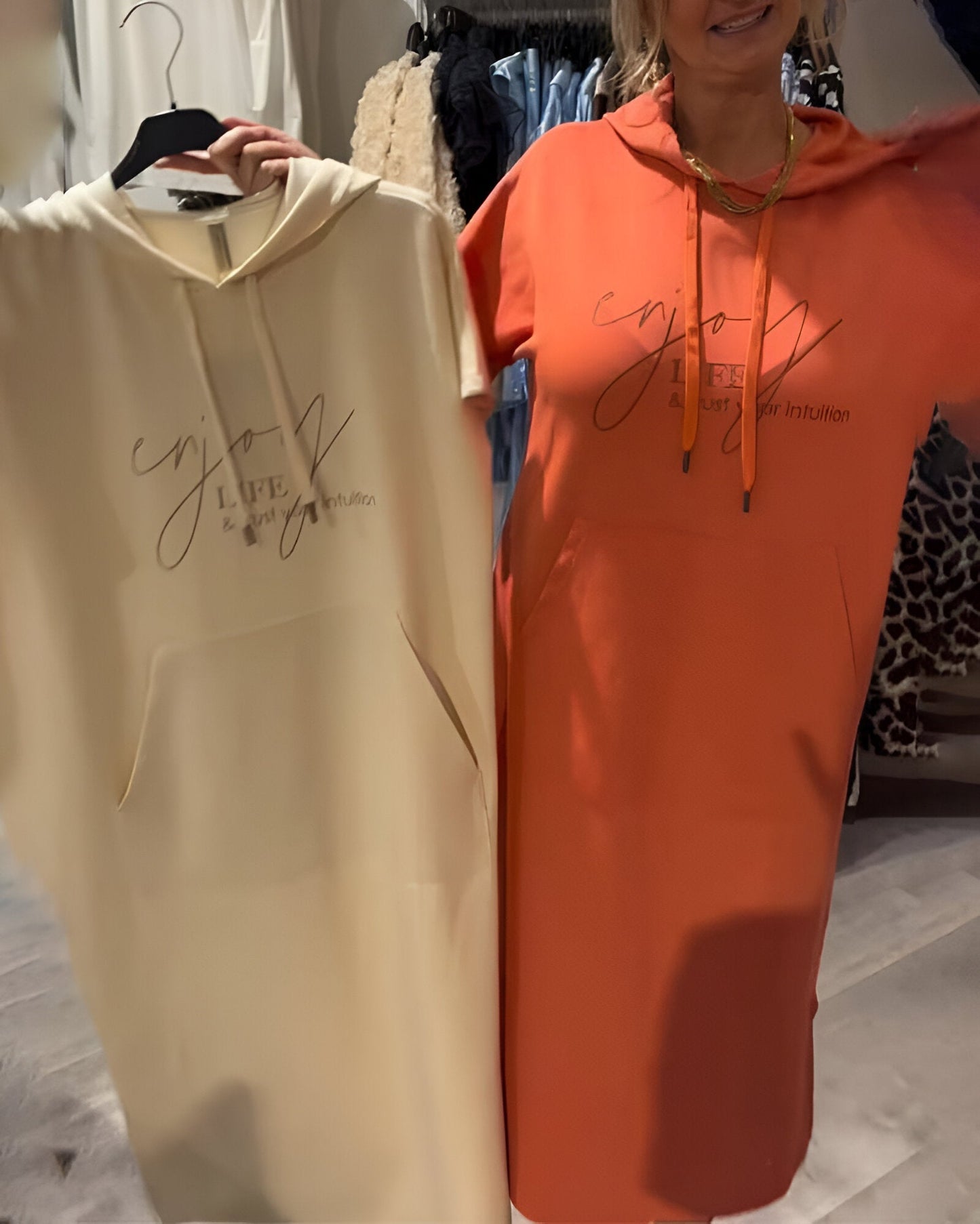 Liora™ | Relaxte Hoodiejurk voor Dames