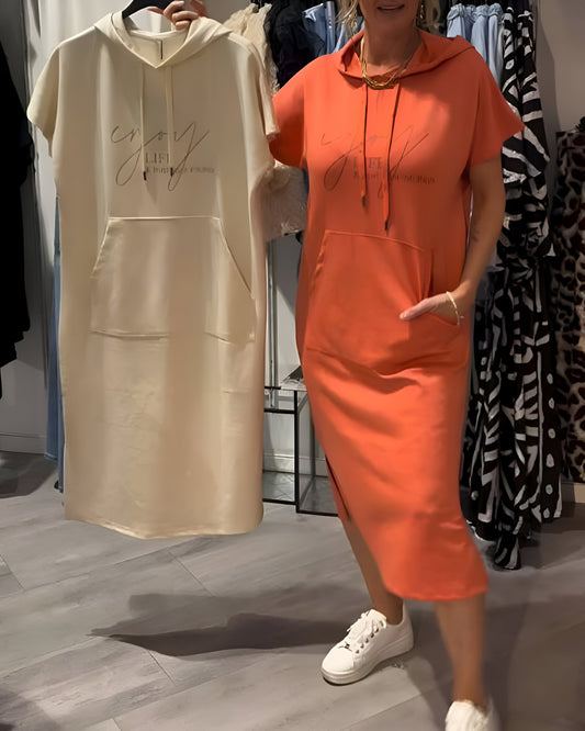 Liora™ | Relaxte Hoodiejurk voor Dames
