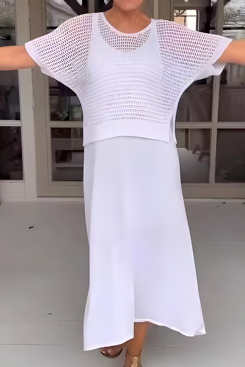 Dana™ | Zomerjurk met Gebreide Top