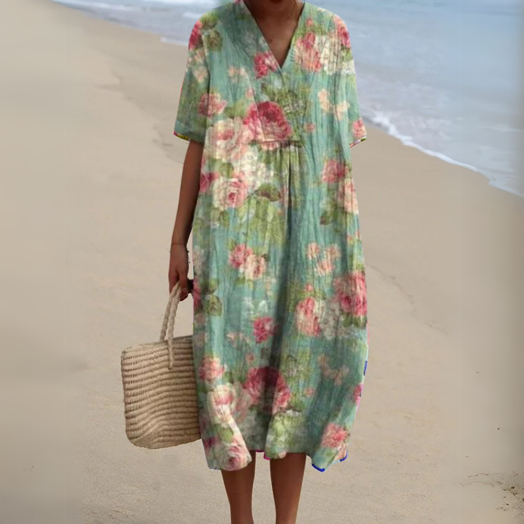 Nicole™ | Bloemenprint Zomerjurk