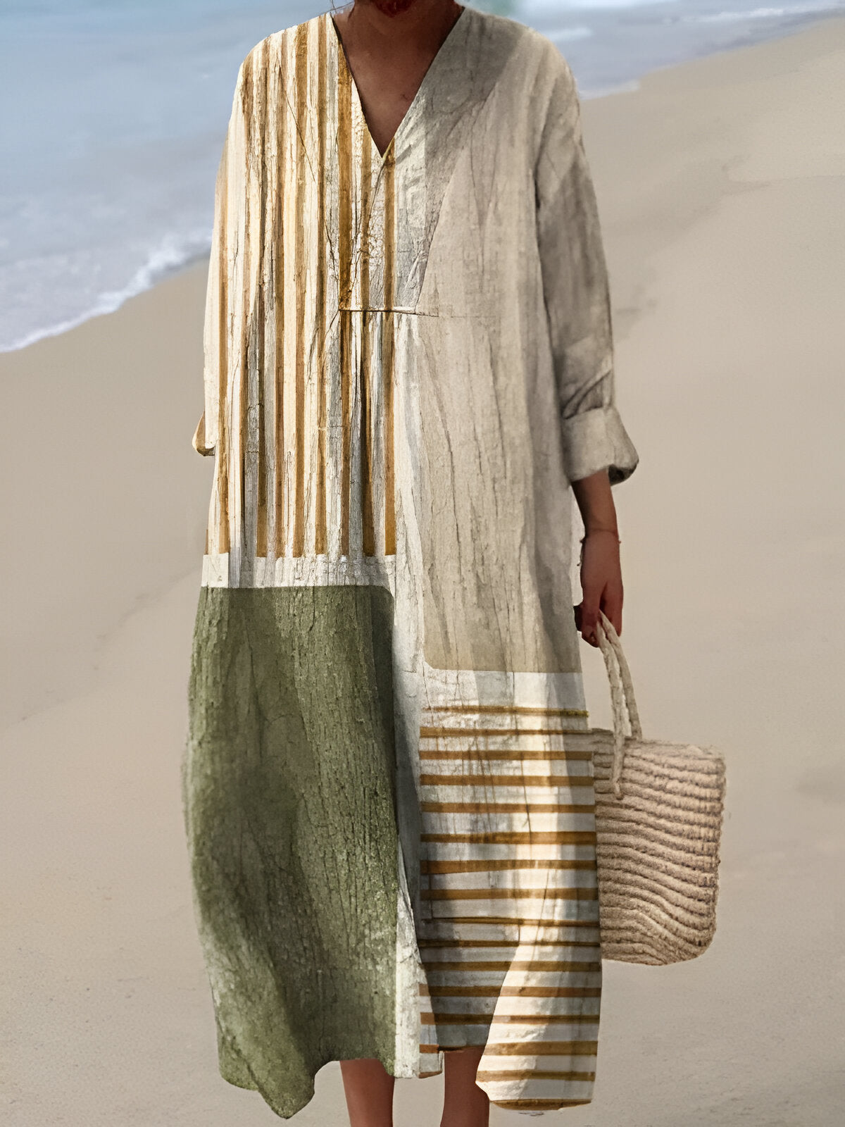 Alida™ | Gedessineerde Zomerjurk