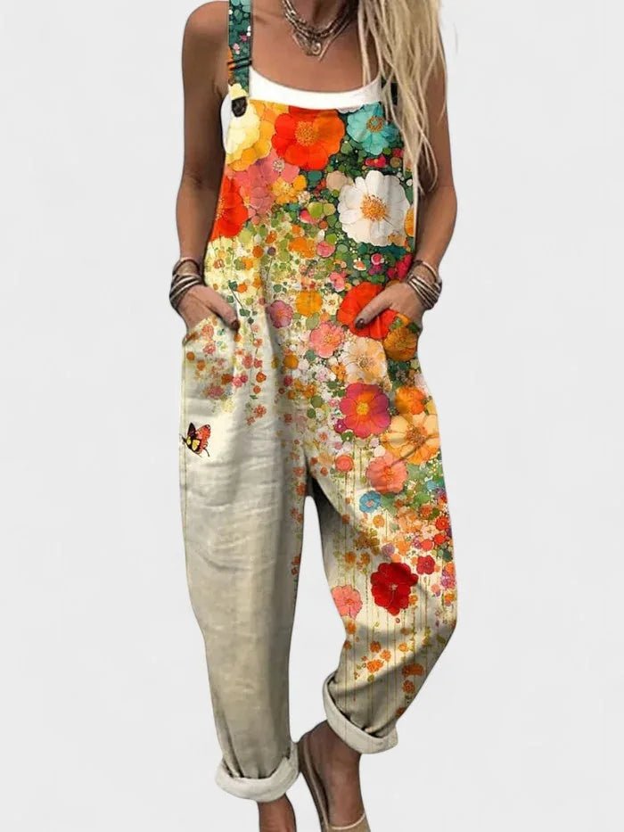 Isabella | Chic Summer Jumpsuit for Women with Floral Print - Multicolor - 1