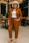 Grace | Linen Summer Co-Ord Everyday Set with Button-Up Shirt