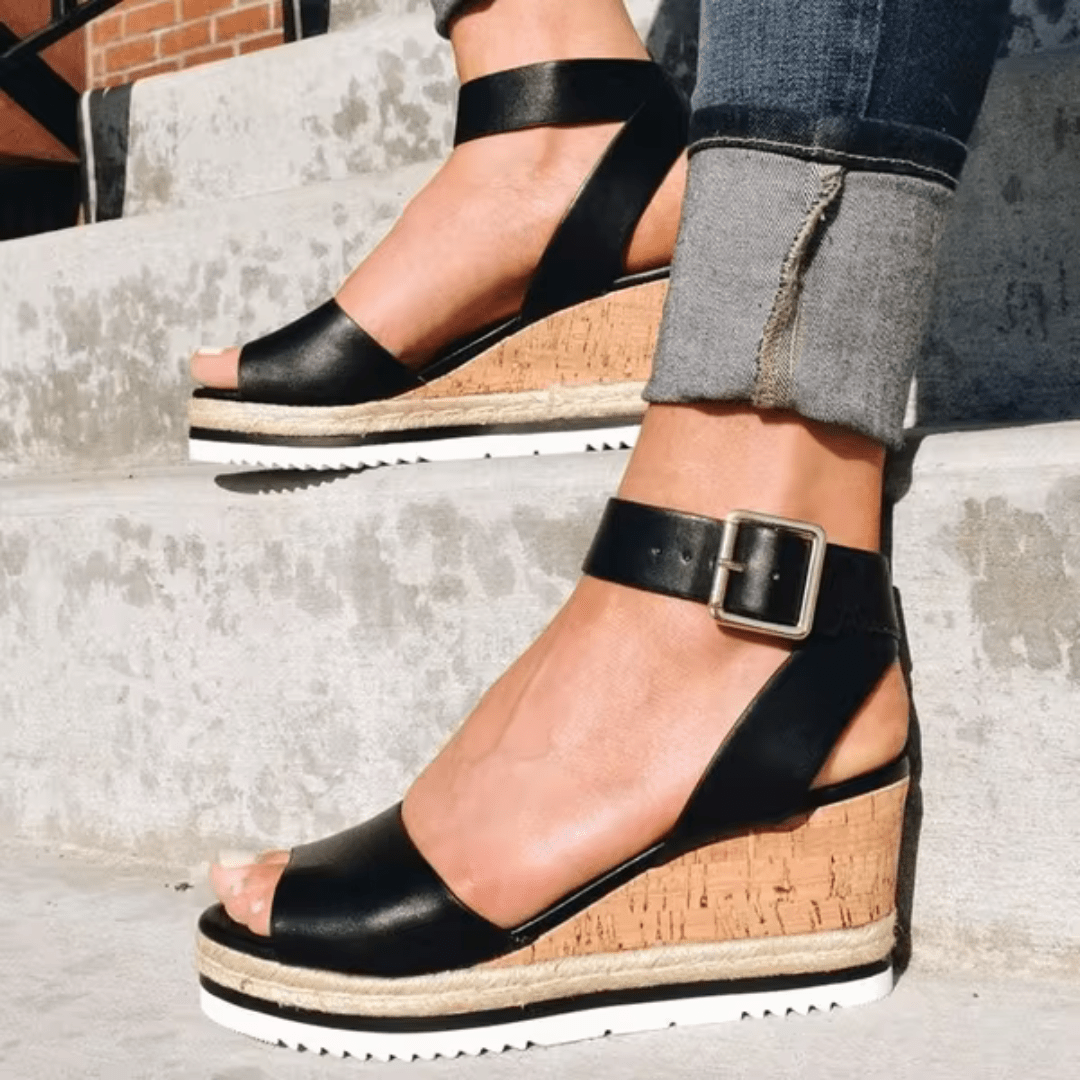 Cassandra™ | Stijlvolle Wedge Sandalen