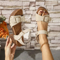 Women's Platform Sandals — Cami Double Buckle Chunky Heel