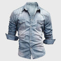 Diana | Classic Western Style Long Sleeve Denim Shirt
