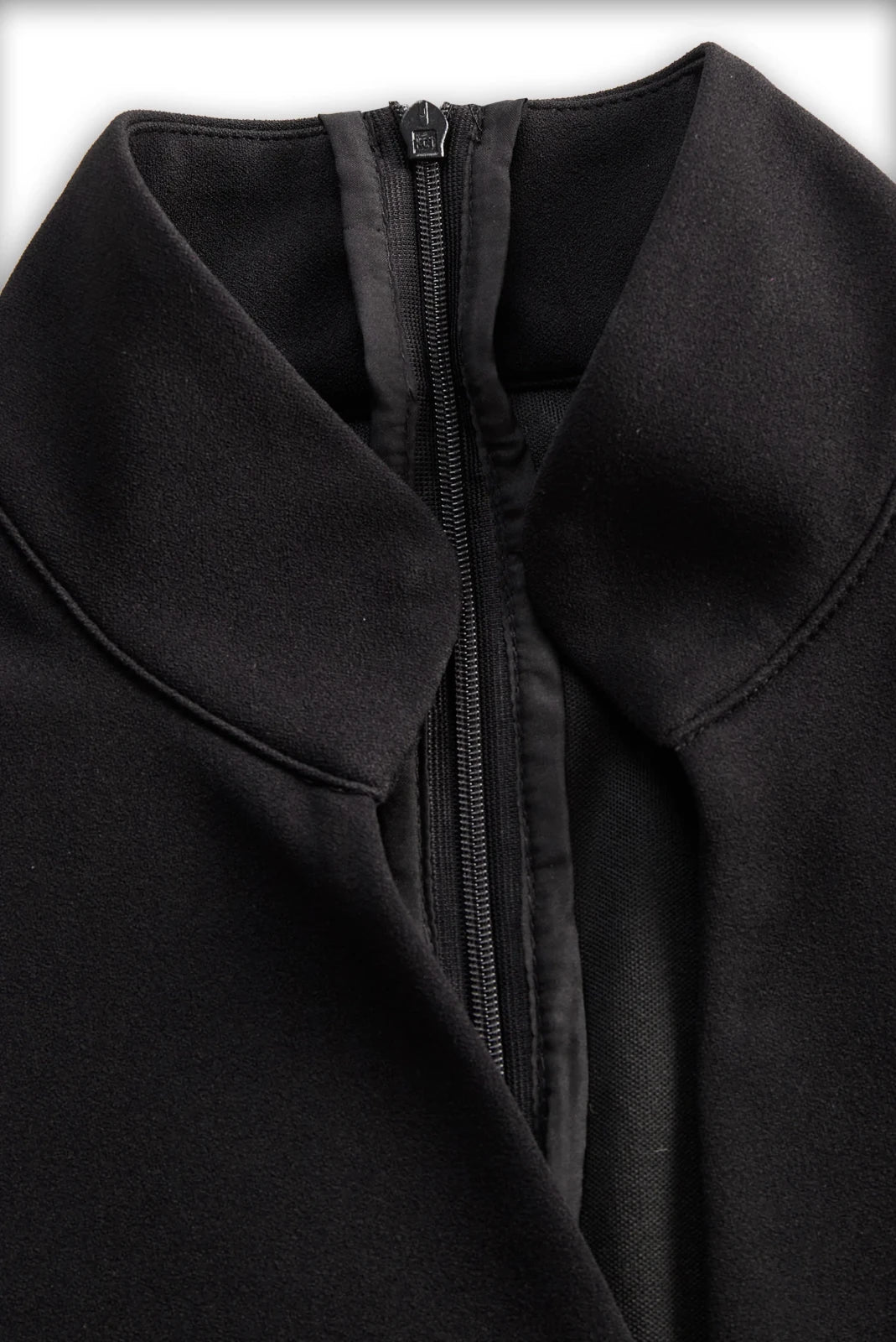 Elise | Elegant Black Wrap Midi Dress with Belt - Black - 8