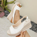 Elise | Stylish Espadrille Platform Sandals With Ankle Strap
