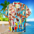 Men's Cream Ice Cream Blouse — Beckett Short Sleeve Button-Front