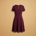 Women's Lace Waist Dress — Posy Keyhole Midi A-Line