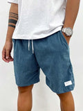 Men's Drawstring Summer Shorts — Levi Corduroy Casual Beach