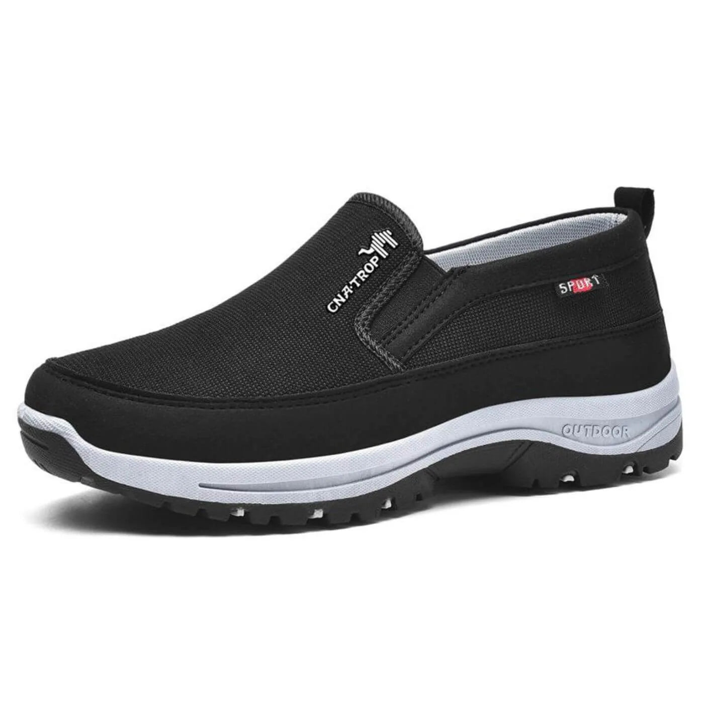 Archer | Comfortable Men's Shoes with Outdoor Sole Support - Light Gray - 8