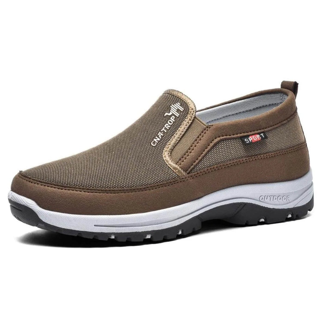 Archer | Comfortable Men's Shoes with Outdoor Sole Support - Brown - 1