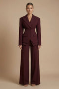 Anya | Elegant Women's Tailored Two Piece Suit with Peaked Lapels