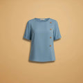 Coralie | Stylish Short Sleeve Blouse with Side Buttons