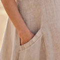 Women's Sleeveless Midi Summer Dress — Esme Pockets A-Line Casual