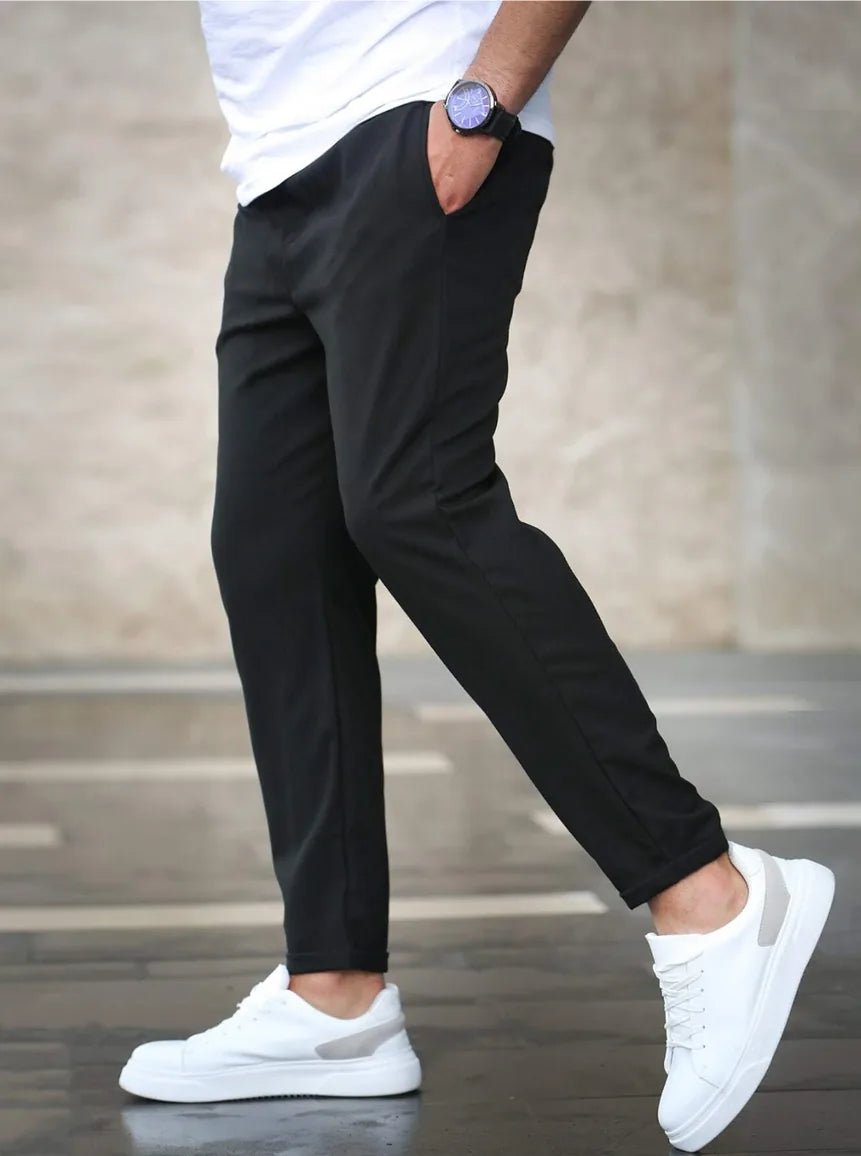 Freya | Stylish Slim Fit Pants with Drawstring Detail - Beige - 7