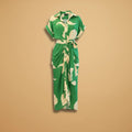 Rhea | Elegant Wrap Midi Dress with Belt